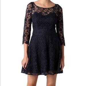 Juicy couture navy lace dress